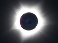 A bright solar corona during Ningaloo Total solar eclipse in Exmouth, Australia worldtimezone world time zone