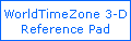 WorldTimeZone 3-D Reference Mousepad