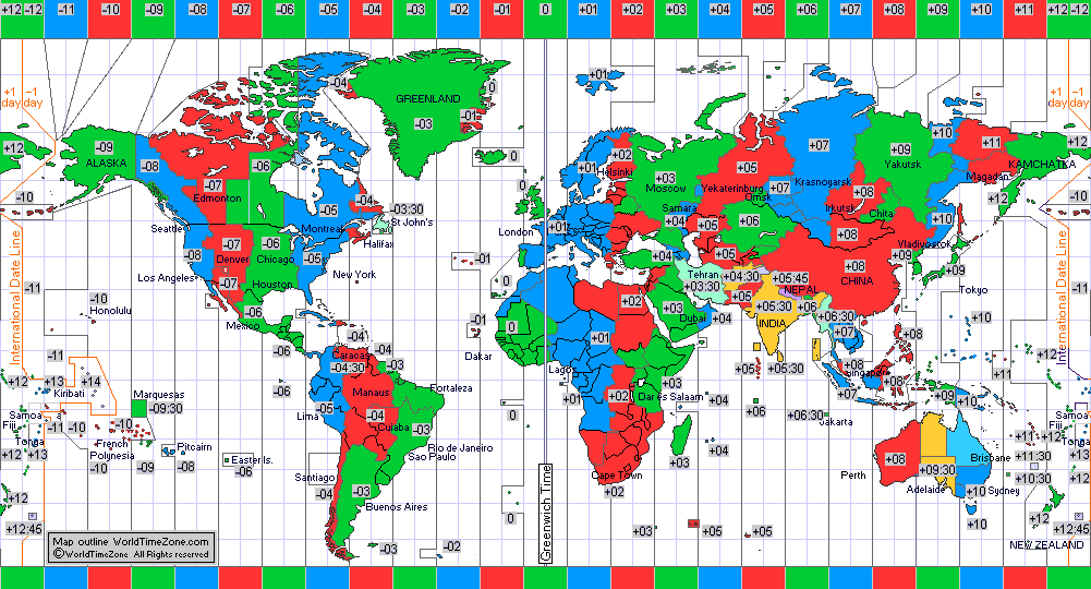 Map Of Gmt Time Zones Get Latest Map Update